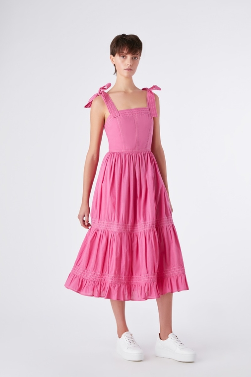 Bayou Strappy Cotton Dress
