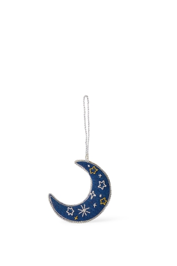 Hand Embroidered Moon Decoration