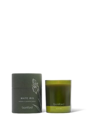 Flora White Iris Scented Candle 140g