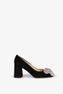 Gamine Suede Bow Heel - Penelope Chilvers