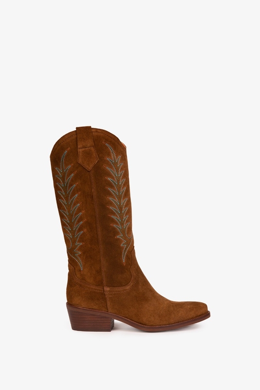 Goldie Suede Cowboy Boot  - Penelope Chilvers