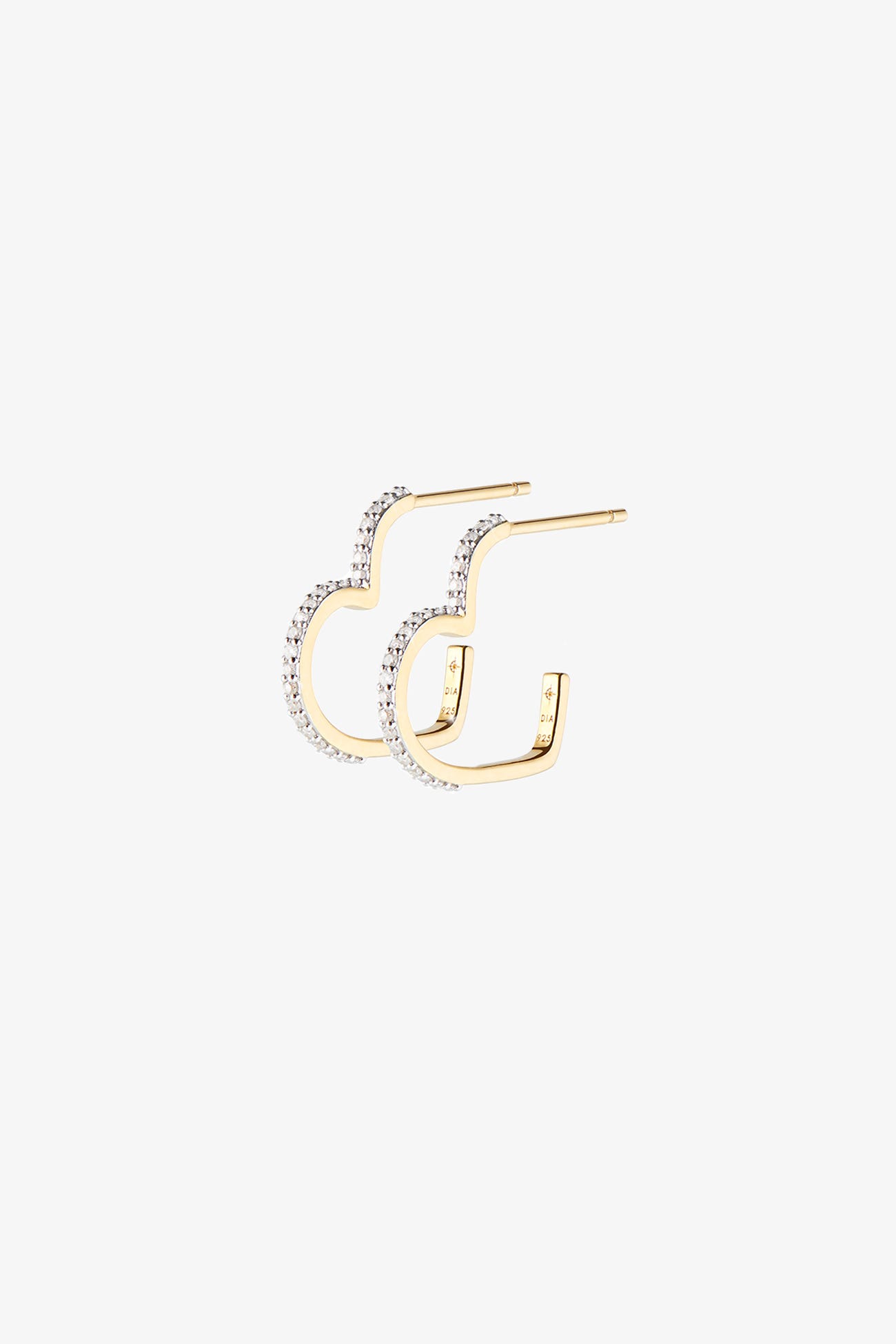 Sophie Lis Love Heart Diamond Earrings Jewellery Bamford