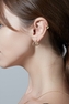 Sophie Lis Love Heart Diamond Earrings