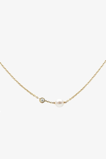 Rosa De La Cruz Pearl and Diamond Necklace