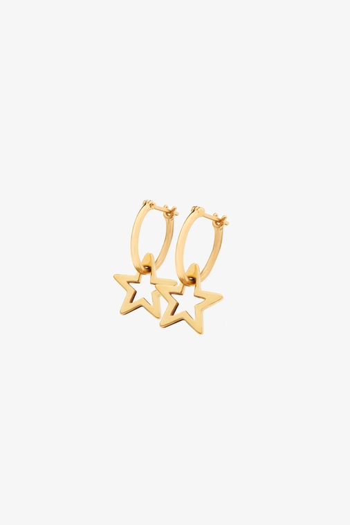 Sophie Lis Sirius Star Gold Earrings